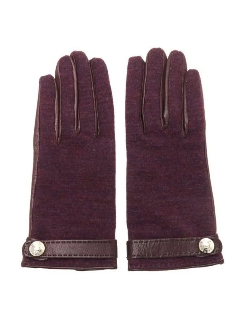 Hermes Gloves Burgundy